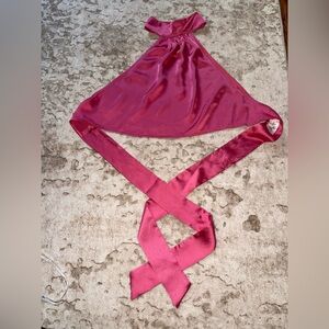 WeWoreWhat Fuchsia Satin Wrap